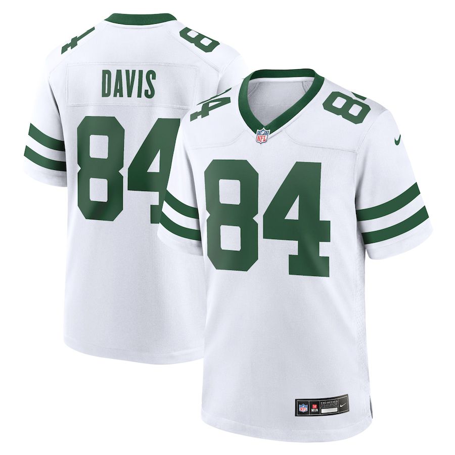 Men New York Jets #84 Corey Davis Nike Legacy White Game NFL Jersey